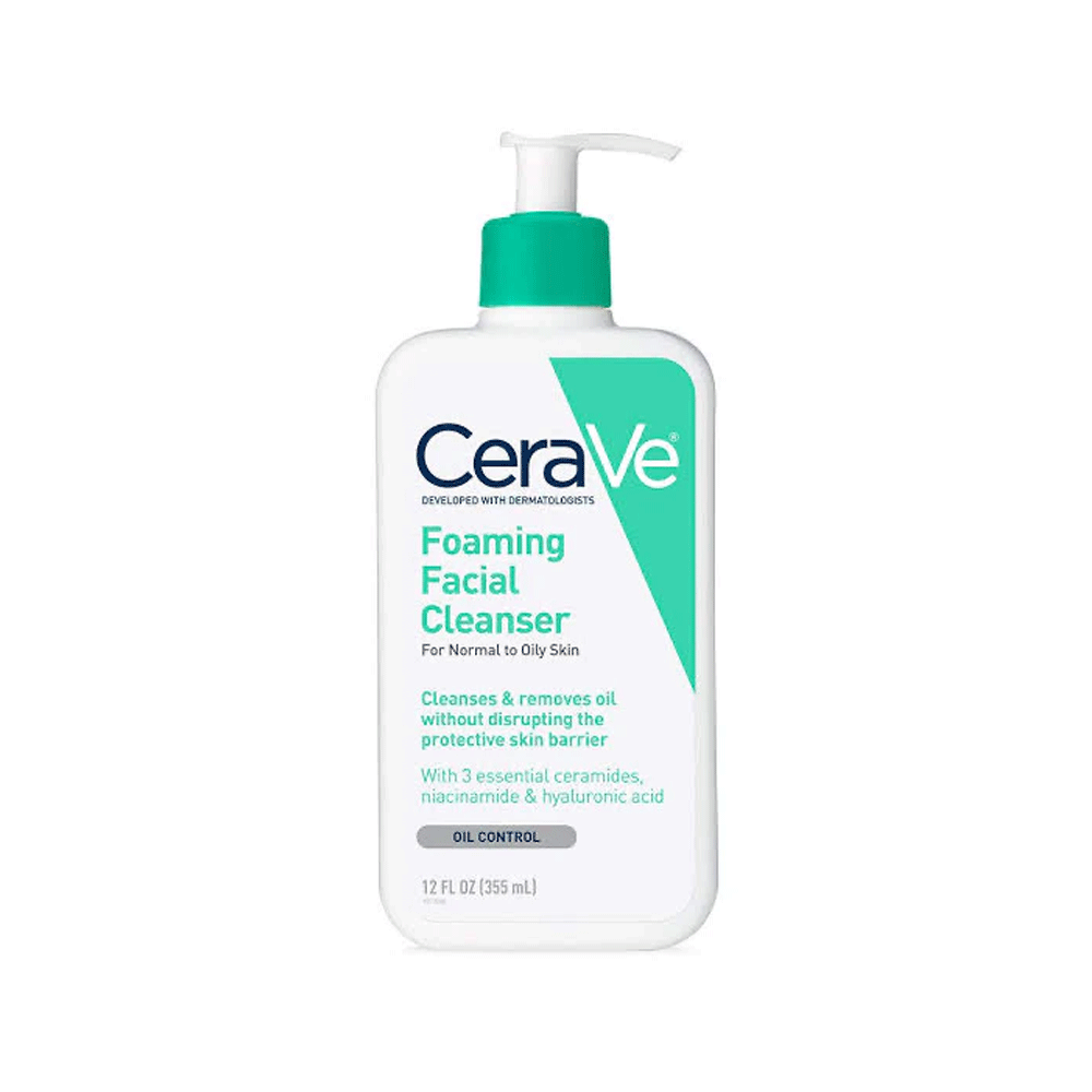CeraVe Foaming Facial Cleanser For Normal To Oily Skin 355 ML
